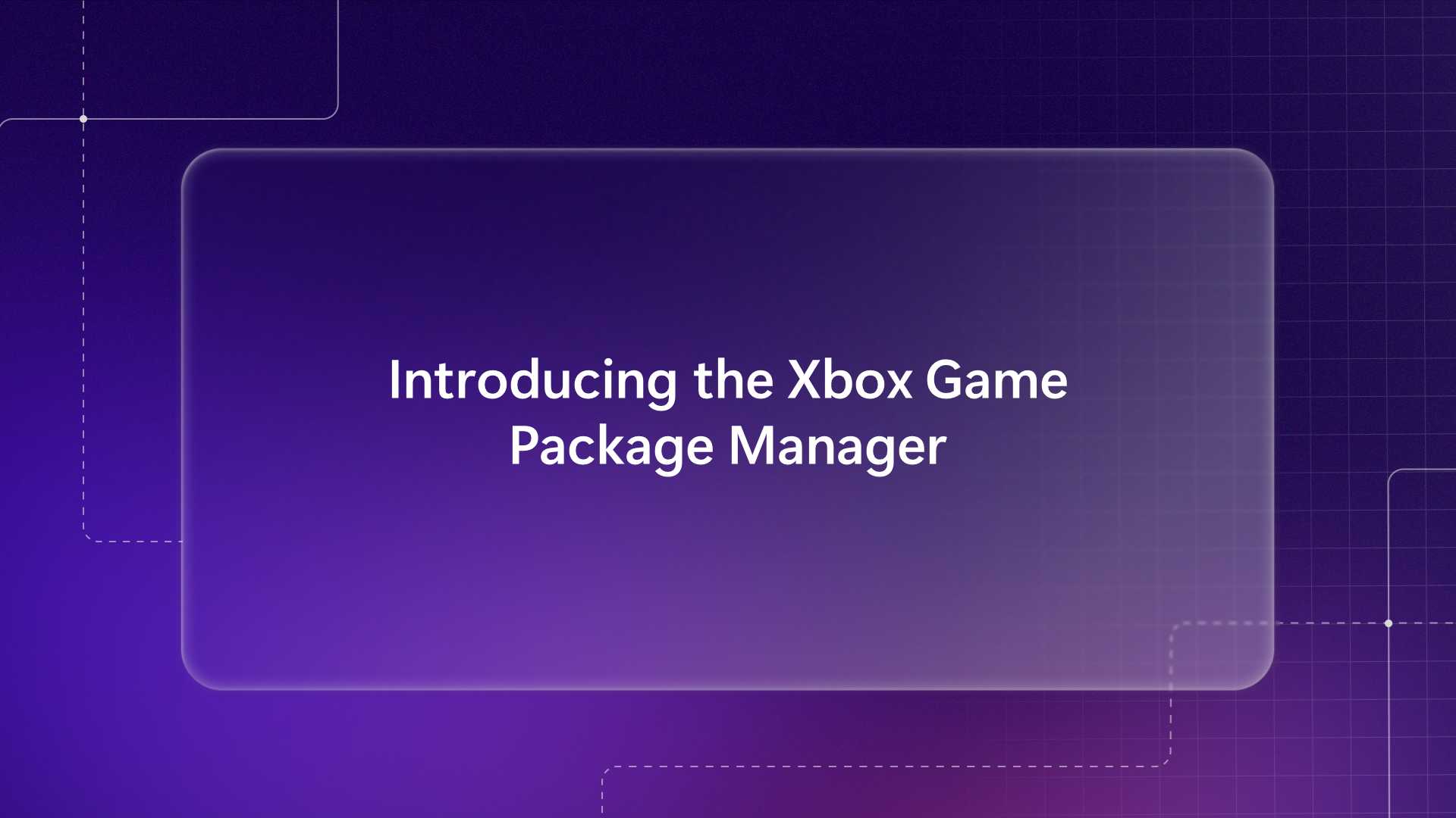 Xbox Game Package Manager Hero image