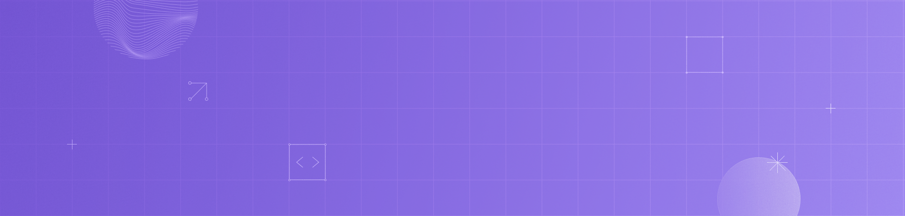 Purple background banner