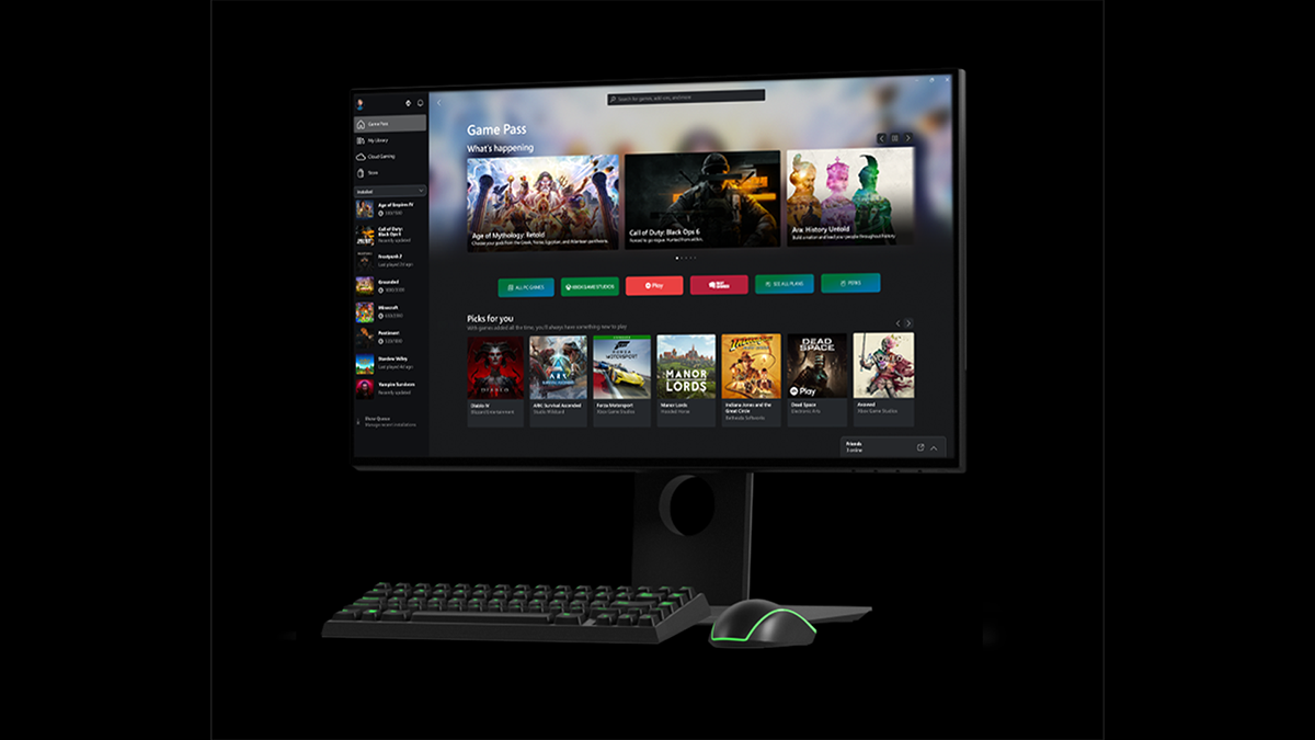 Image with text reading Powering Games, Empowering Creators with images from six video games